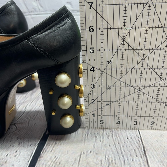 Gucci Vegas Horsebit Pump Studded Size 36 in Black Leather - Picture 12 of 15
